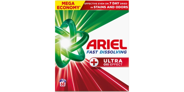 Ariel Plus prášek Oxi 3.74kg/68PD BOX                                                                                                                                                                                                                     