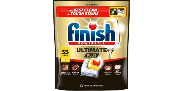 Finish Ultimate Plus kapsle do myčky nádobí - Lemon 35 ks                                                                                                                                                                                                 