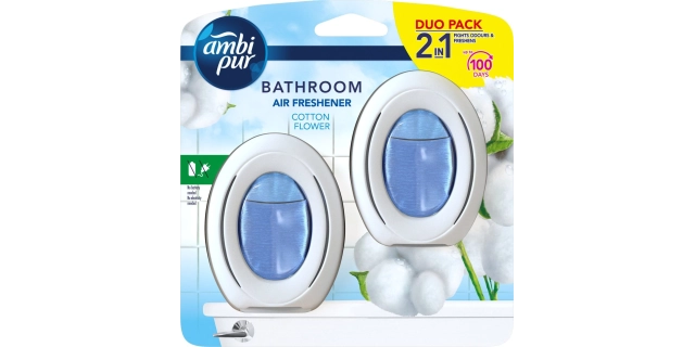 AmbiPur Osvěžovač Merlion Cotton 2x8ml                                                                                                                                                                                                                    