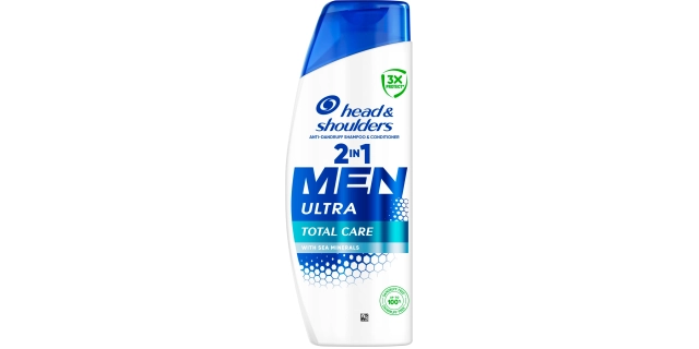 H&S šampon 2v1 Men Ultra Total Care 330ml                                                                                                                                                                                                                 