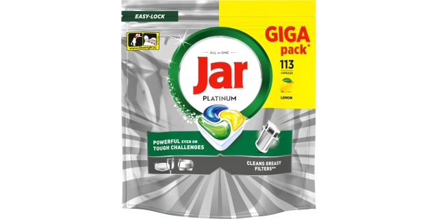 Jar kapsle na nádobí Platinum 113ks                                                                                                                                                                                                                       