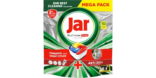 Jar kapsle na nádobí Platinum Plus 102ks                                                                                                                                                                                                                  