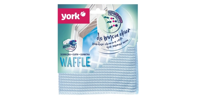 Utěrka na okna z mikrovlákna WAFFLE 1ks                                                                                                                                                                                                                   
