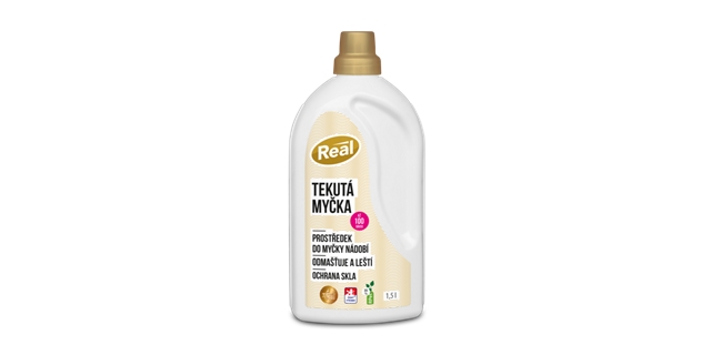 Real tekutá myčka 1,5 L                                                                                                                                                                                                                                   