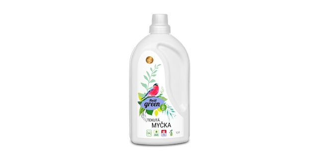 Real green tekutá myčka 1,5 L                                                                                                                                                                                                                             