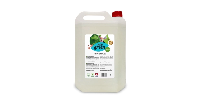 Real green tekuté mýdlo 5 kg                                                                                                                                                                                                                              