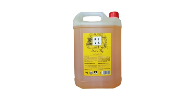 Riva tekuté mýdlo med a fíky 5 kg                                                                                                                                                                                                                         