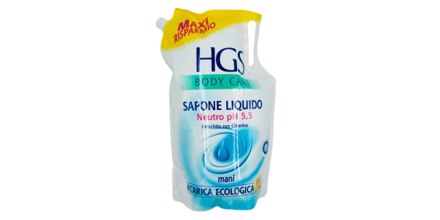 HGS SAPONE LIQUIDO Neutro 2 l Tekuté mýdlo na ruce s neutrálním pH 5,5                                                                                                                                                                                    