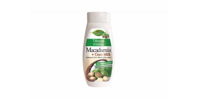 BIO MACADAMIA + COCO MILK tělové mléko 400ml                                                                                                                                                                                                              