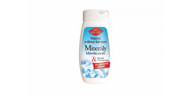 BIO MINERÁLY MRTVÉHO MOŘE vlasový a tělový šampon 260ml                                                                                                                                                                                                   