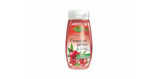 BIO GRANÁTOVÉ JABLKO vlasový a tělový šampon 260ml                                                                                                                                                                                                        