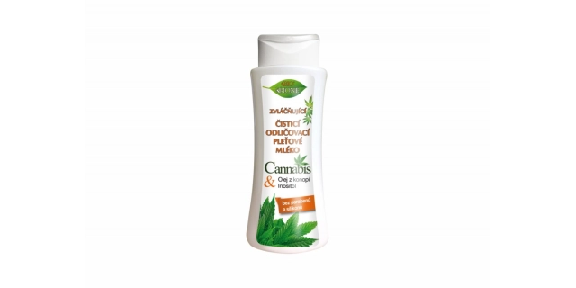 BIO CANNABIS čistící pleťové mléko 255ml                                                                                                                                                                                                                  