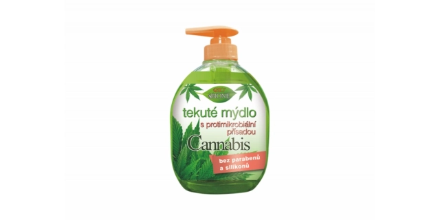 BIO CANNABIS tekuté mýdlo s dezin. přísadou 300ml                                                                                                                                                                                                         