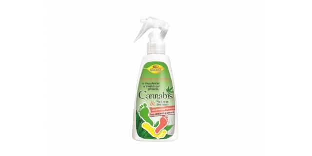 BIO CANNABIS sprej na nohy s dezin. přísadou 260ml                                                                                                                                                                                                        