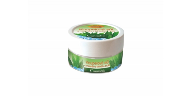 BIO CANNABIS koupelová sůl minerály moře 200ml                                                                                                                                                                                                            