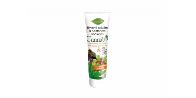 BIO CANNABIS bylinný balzám s kaštanem koňským 300ml                                                                                                                                                                                                      