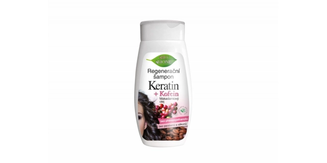 BIO KERATIN + KOFEIN regenerační šampon 260ml                                                                                                                                                                                                             
