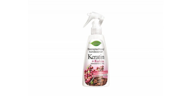 BIO KERATIN + KOFEIN bezoplachový kondicioner spray 260ml                                                                                                                                                                                                 