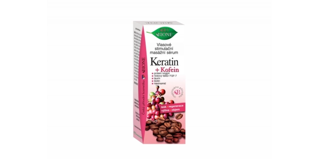 BIO KERATIN + KOFEIN vlasové masážní stimulační sérum 215ml                                                                                                                                                                                               