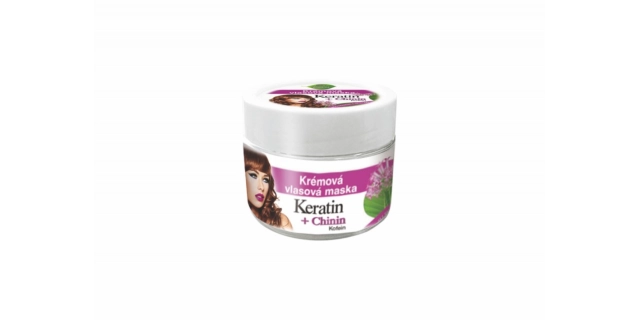 BIO KERATIN + CHININ krémová vlasová maska 260ml                                                                                                                                                                                                          