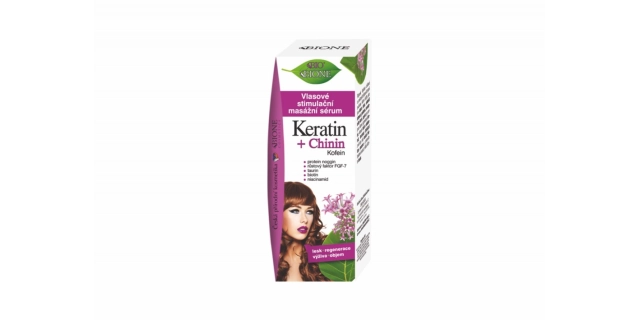 BIO KERATIN + CHININ vlasové stimulační sérum 215ml                                                                                                                                                                                                       