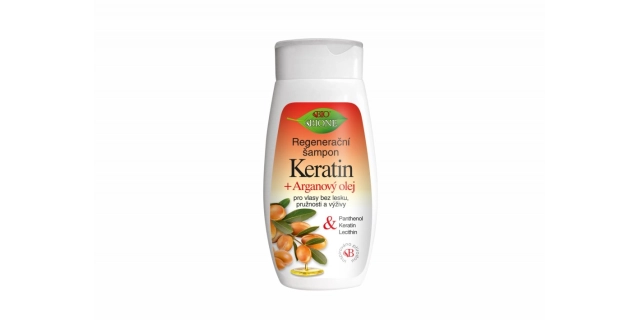 BIO KERATIN + ARGAN. OLEJ regenerační šampon 260ml                                                                                                                                                                                                        