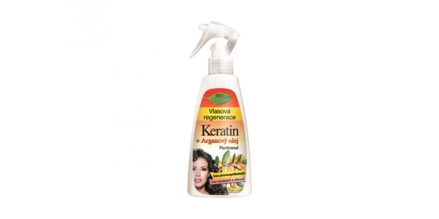 BIO KERATIN + ARGAN. OLEJ vlasová regenerace spray 260ml                                                                                                                                                                                                  