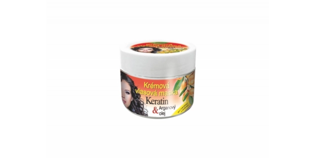 BIO KERATIN + ARGAN. OLEJ krémová vlasová maska 260ml                                                                                                                                                                                                     