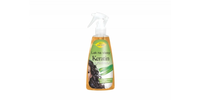 BIO LAK na vlasy PANTHENOL + KERATIN 200ml                                                                                                                                                                                                                