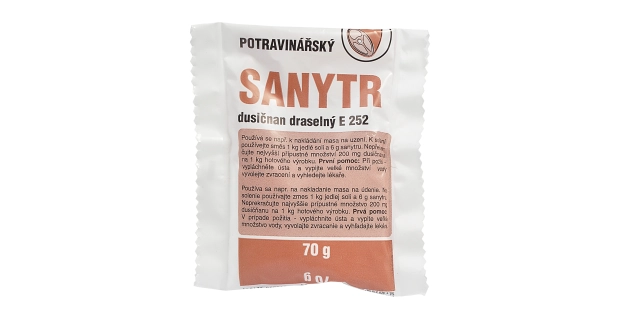 Sanytr dusičnan draselný 70g E252                                                                                                                                                                                                                         