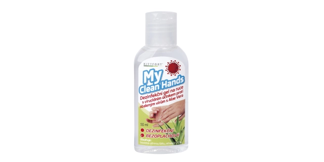 Dezinfekční gel My Clean Hands 50 ml                                                                                                                                                                                                                      