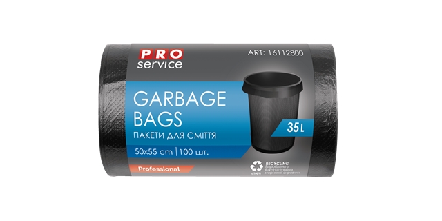 Pytle na opad ProService 35l/100ks černé                                                                                                                                                                                                                  