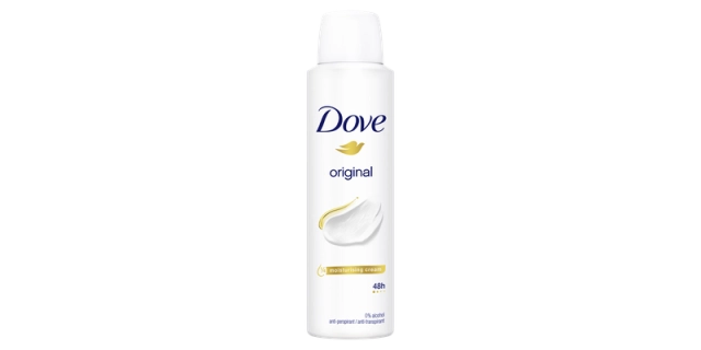 Dove AP sprej Original 150 ml                                                                                                                                                                                                                             