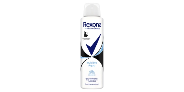 Rexona Invisible Aqua AP sprej 150ml                                                                                                                                                                                                                      