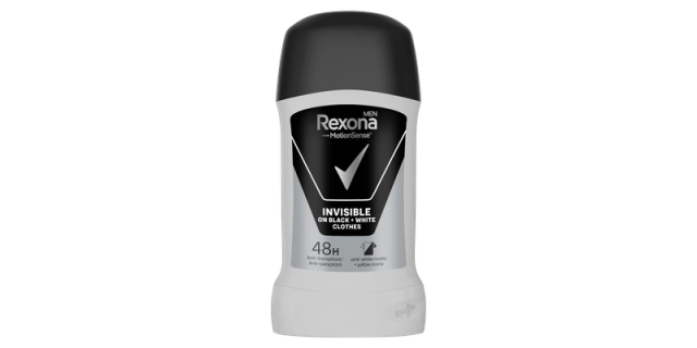 Rexona Men Invisible on BW Clothes AP stick 50ml                                                                                                                                                                                                          