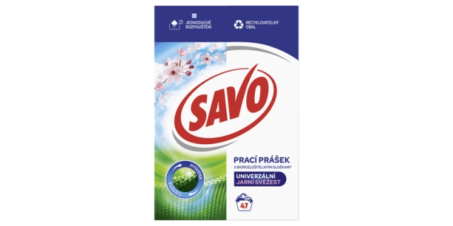 Savo prací prášek Univerzál Jarní svěžest 47w                                                                                                                                                                                                             