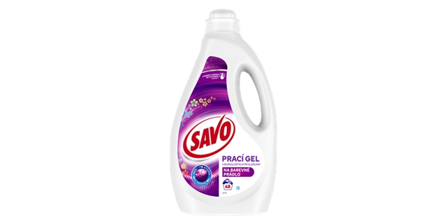 Savo prací gel 2.4L Barevné prádlo 48W                                                                                                                                                                                                                    