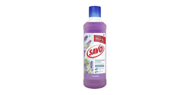 Savo dezinfekce a čistič na podlahy Levandule 1 L                                                                                                                                                                                                         