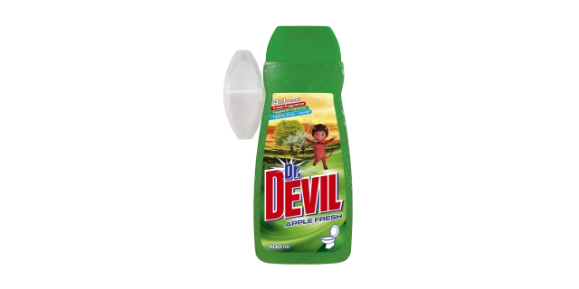 Dr. DEVIL WC gel s košíčkem 400ml 3in1 Apple                                                                                                                                                                                                              