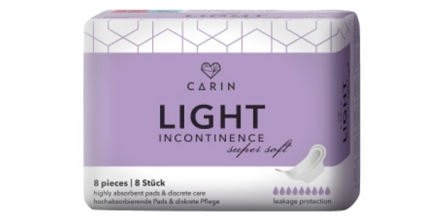 Carin Light Incontinence Mini 8/30 - display                                                                                                                                                                                                              
