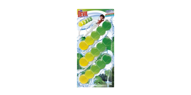 Dr. DEVIL BiCOLOR WC 5Ball 3x35g Natur fresh                                                                                                                                                                                                              