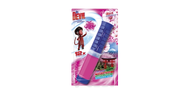 Dr. DEVIL 3in1 WC POINT BLOCK 75ml Japanese garden                                                                                                                                                                                                        