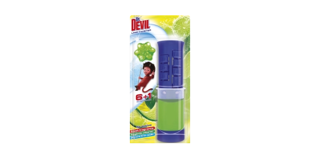 Dr. DEVIL 3in1 WC POINT BLOCK 45ml Lime twister                                                                                                                                                                                                           