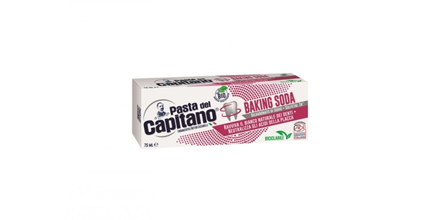 PASTA DEL CAPITANO ZUBNÍ PASTA - BAKING SODA 75 ML                                                                                                                                                                                                        