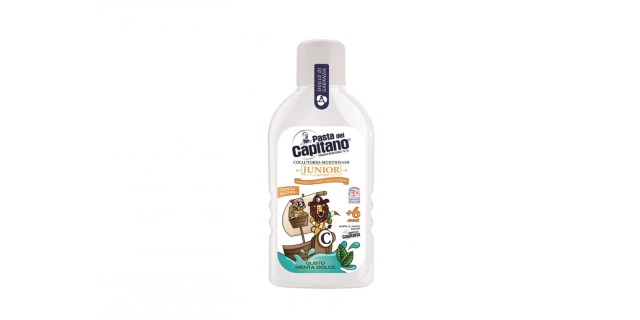 JUNIOR CAPTAIN GUSTO MENTA DOLCE - dětská ústní voda s mátou 6+ let 400ml                                                                                                                                                                                 
