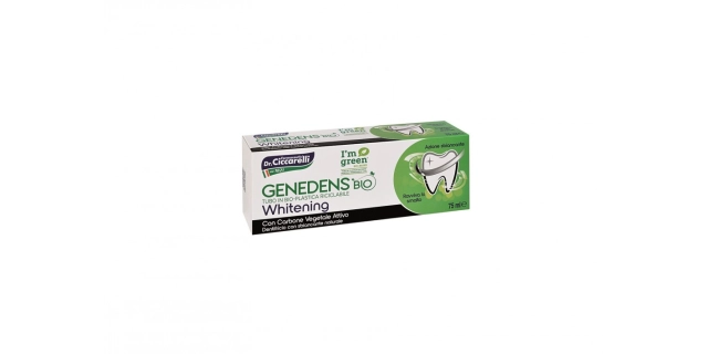 GENEDENS BIO WHITENING - zubní pasta bělící s aktivním uhlím 75ml                                                                                                                                                                                         