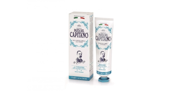 CAPITANO 1905 SMOKERS - premium zubní pasta pro kuřáky 75ml                                                                                                                                                                                               