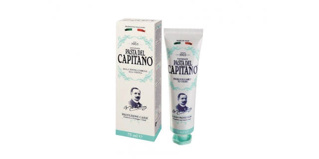 CAPITANO 1905 CARIE PROTECTION - premium zubní pasta ochrana proti plaku a kazu 75ml                                                                                                                                                                      