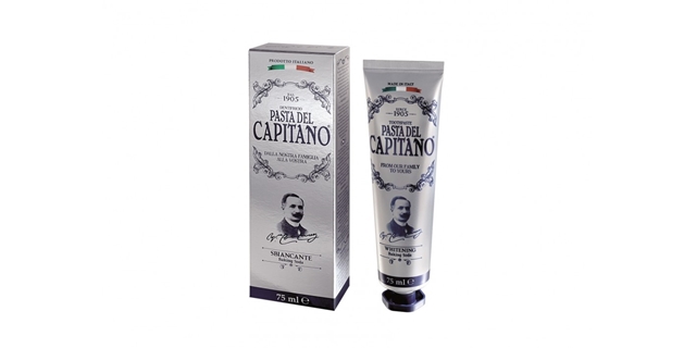 CAPITANO 1905 ZUBNÍ PASTA WHITENING BAKING SODA 75 ML                                                                                                                                                                                                     