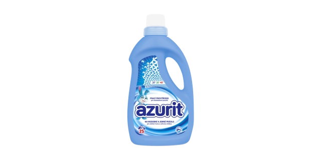 AZURIT speciální tekutý prací prostředek 25 dávek / 1 000 ml na moderní a jemné prádlo                                                                                                                                                                    